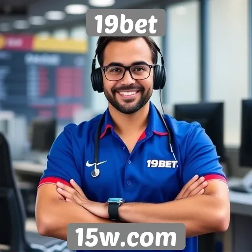 Serviço de suporte ao cliente no 19bet