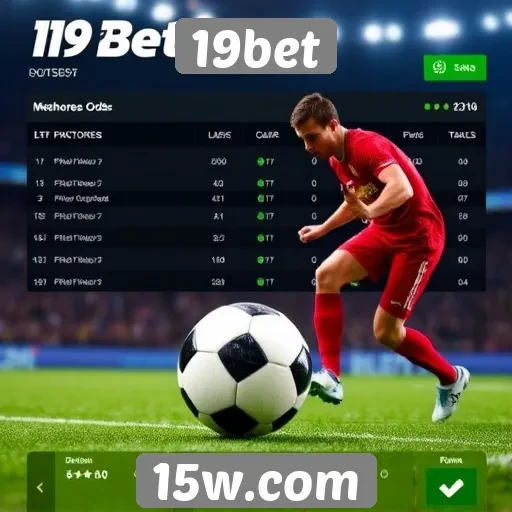 Comparação das odds oferecidas pelo 19bet